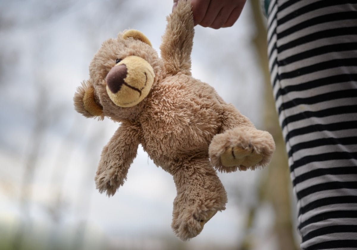 Teddy bear dangling because can you divorce your parents in Australia